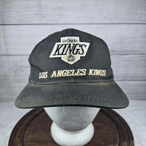 Vintage Los Angeles Kings NHL Hockey Hat Cap Embroidered Snapback 90s